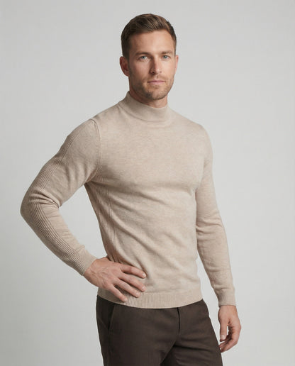 Merinowolle Rollkragenpullover - Norvielle