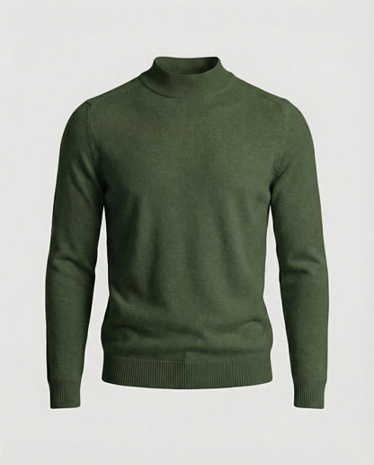 Merinowolle Rollkragenpullover