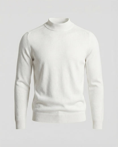 Merinowolle Rollkragenpullover