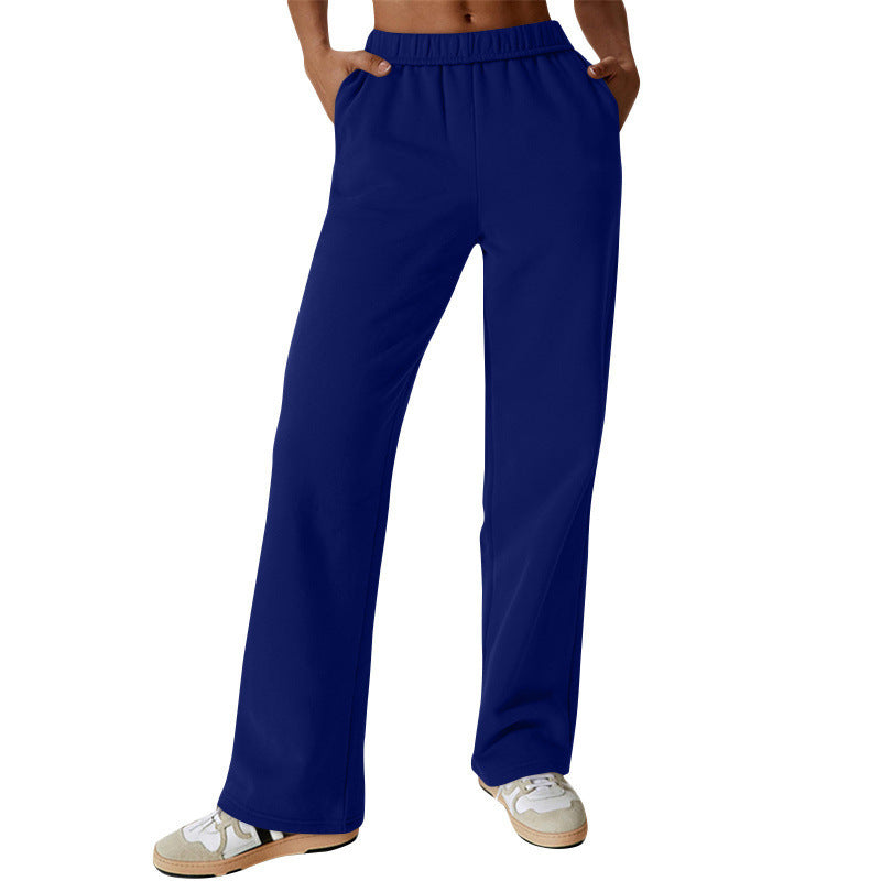 Damen Freizeithose Bequeme Passform Seitentaschen Norvielle