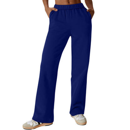 Damen Freizeithose Bequeme Passform Seitentaschen Norvielle
