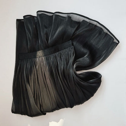 Damen Maxikleid Plissiert Norvielle