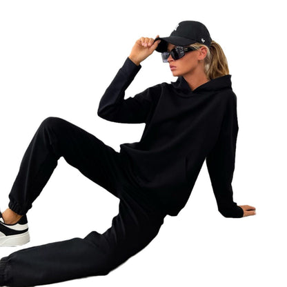 Damen Hoodie-Set Weite Hosen Norvielle