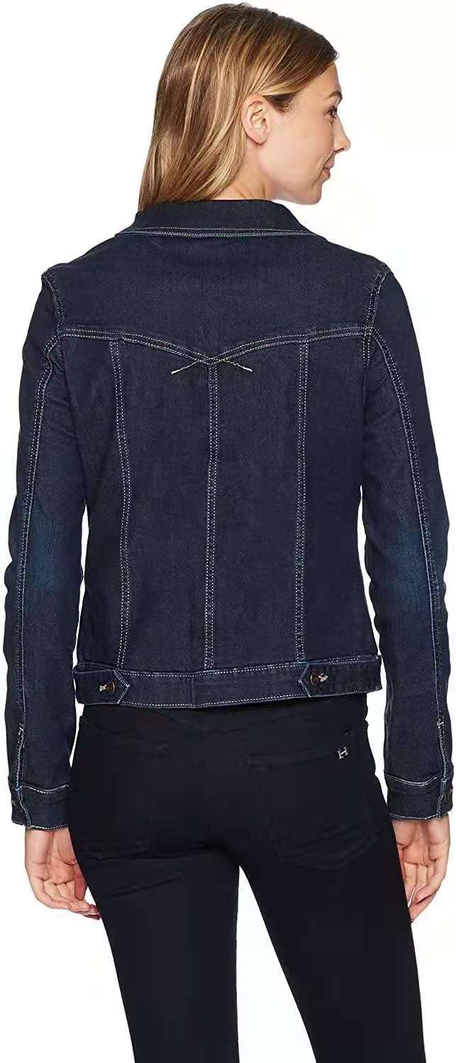Damen Denimjacke klassisch mit Dekornähten