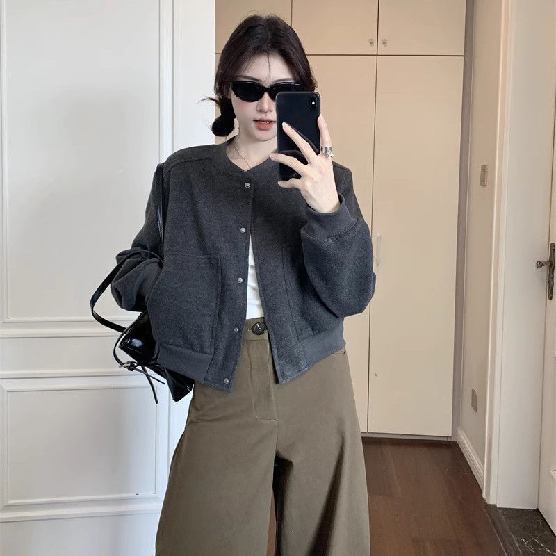 Damen Strickcardigan Lässig Komfortschnitt Norvielle