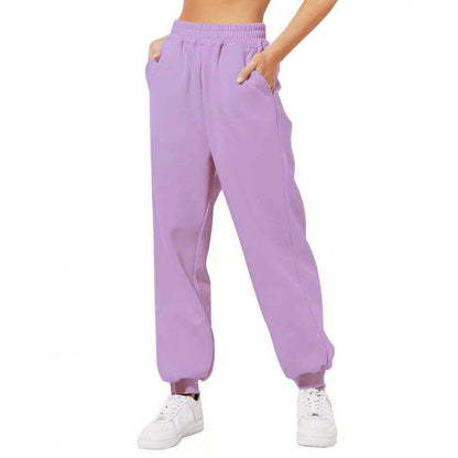 Damen Jogginghose Elastischer Bund Eingrifftaschen Norvielle