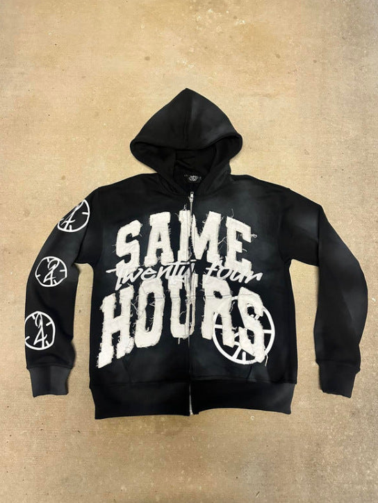 Damen Kapuzenpullover Bequem Auffälliger Schriftzug Norvielle