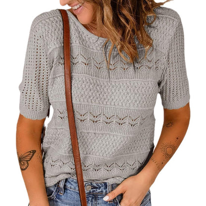 Damen Strickoberteil Strukturdesign Norvielle