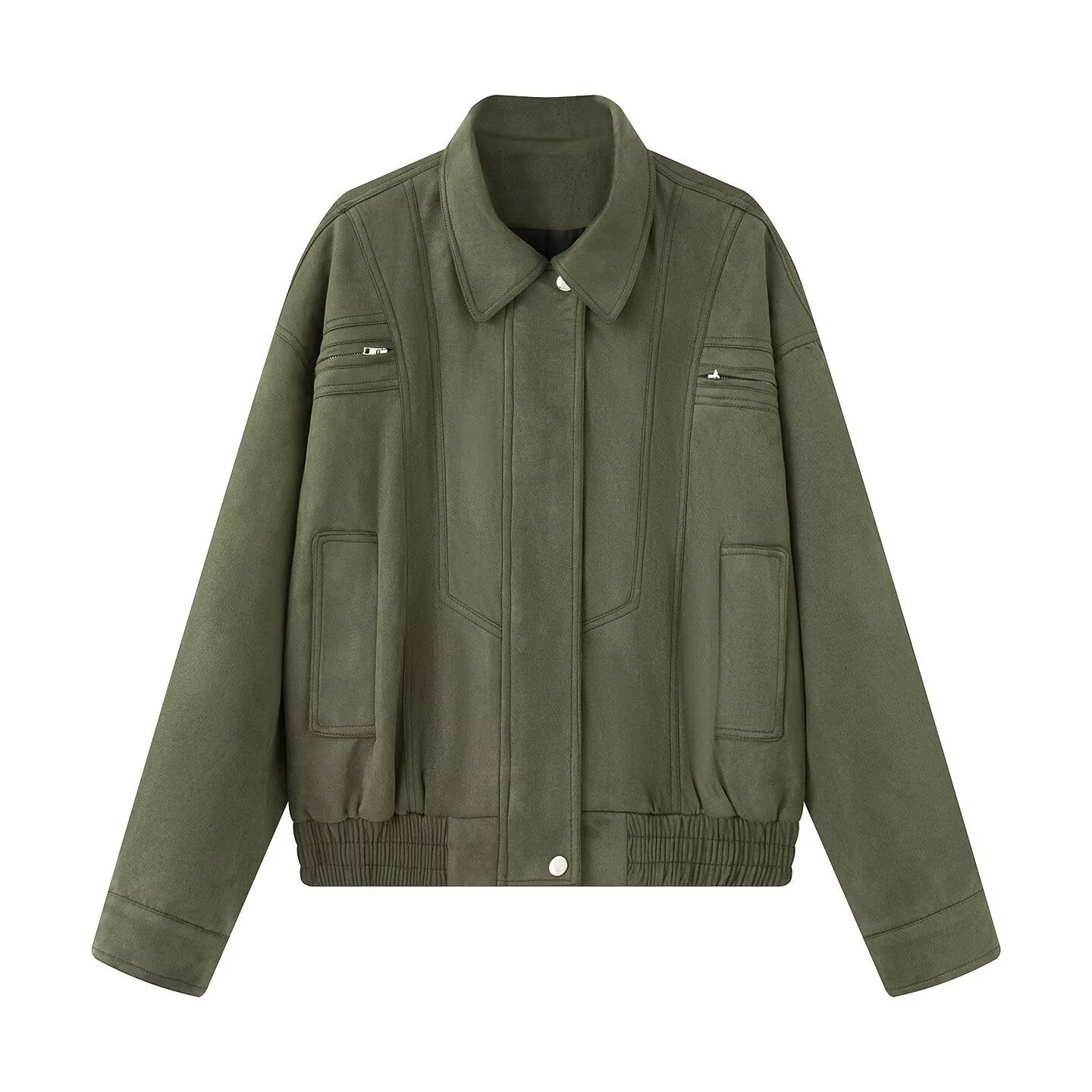 Damen Übergangsjacke Norvielle Elegantes Design Praktische Taschen
