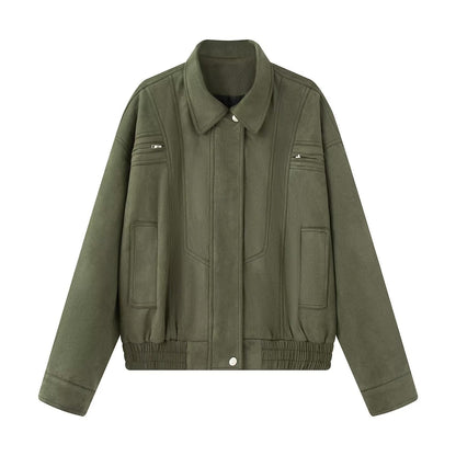 Damen Übergangsjacke Norvielle Elegantes Design Praktische Taschen