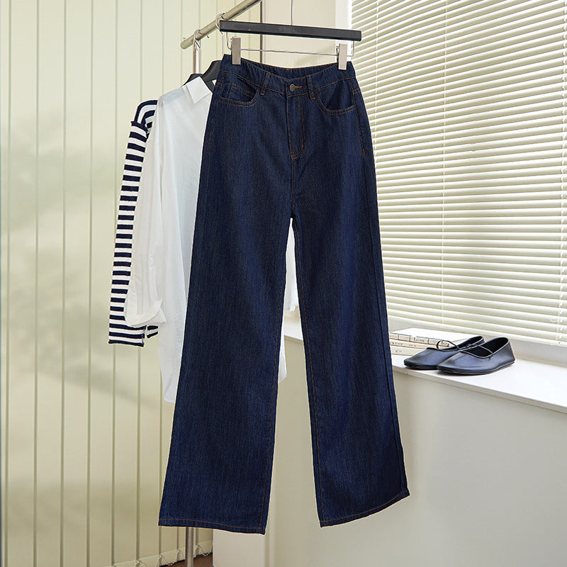 Damen Weite Jeans Lockerschnitt Norvielle - Norvielle