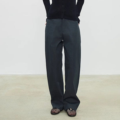 Damen High-Waist-Hose Strukturiert Norvielle