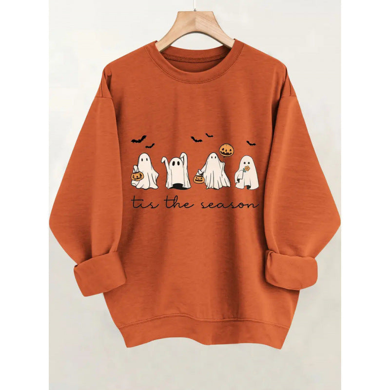 Damen Sweatshirt Gruseliges Motiv Norvielle