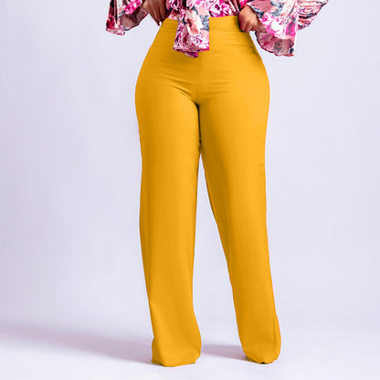Damen High-Waist-Hosen Norvielle Elegantes Design