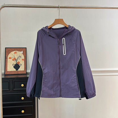 Damen Sportjacke Leicht Atmungsaktiv Norvielle