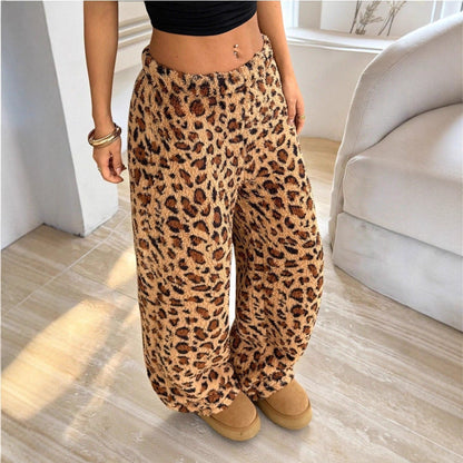 Damen Leoprint-Hosen Lässig Norvielle - Norvielle