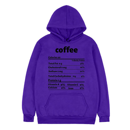 Damen Kapuzenpullover Nährwertdesign Norvielle