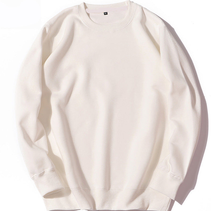 Damen Sweatshirt Baumwollmix Rundhalsausschnitt Lässig Beige