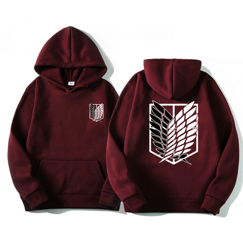 Damen Kapuzenpullover Klassisches Anime-Motiv Norvielle