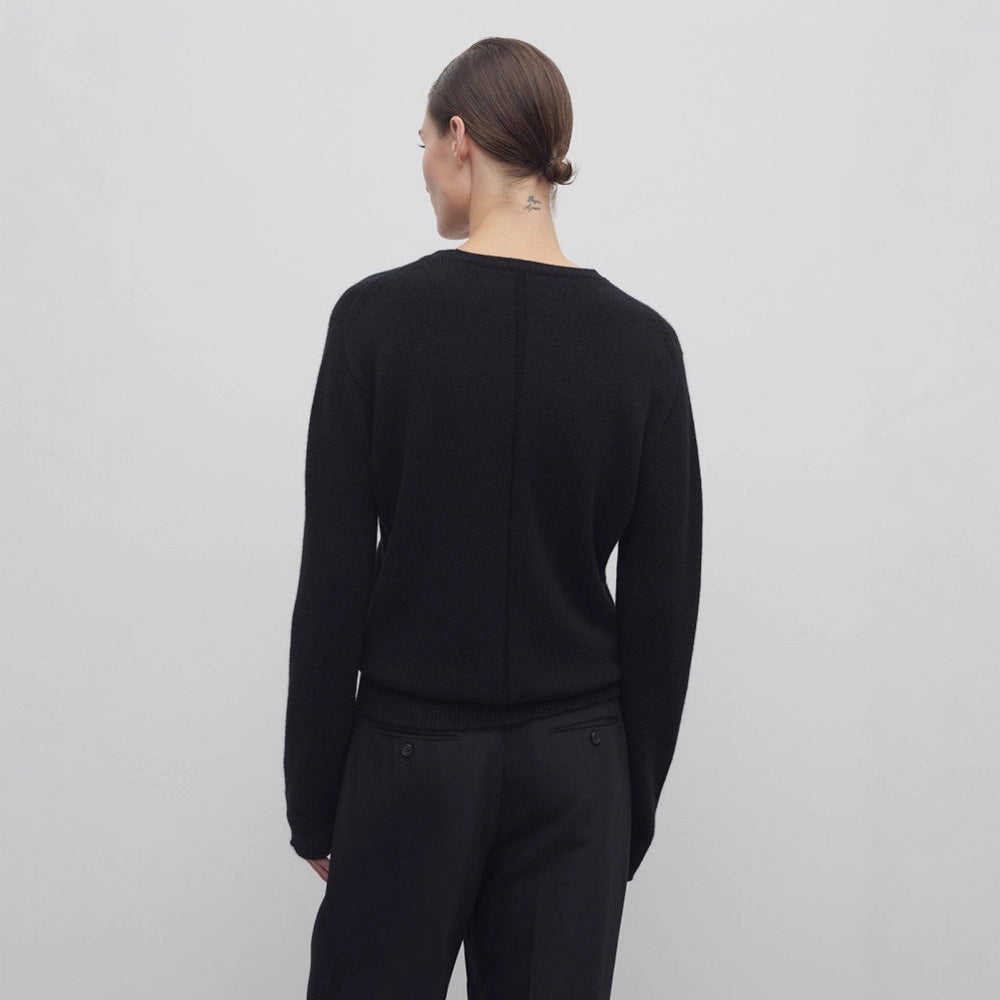 Damen Strickpullover Wolle Fein Norvielle