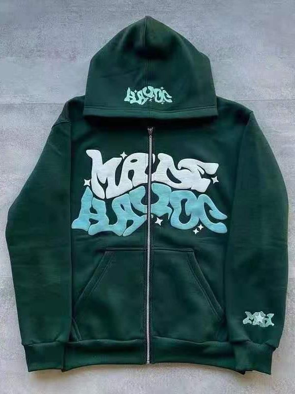 Damen Sportjacke Graffiti-Style Grau