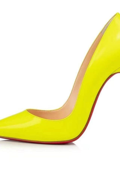 Norvielle Damen Spitze Schuhe Roter Boden