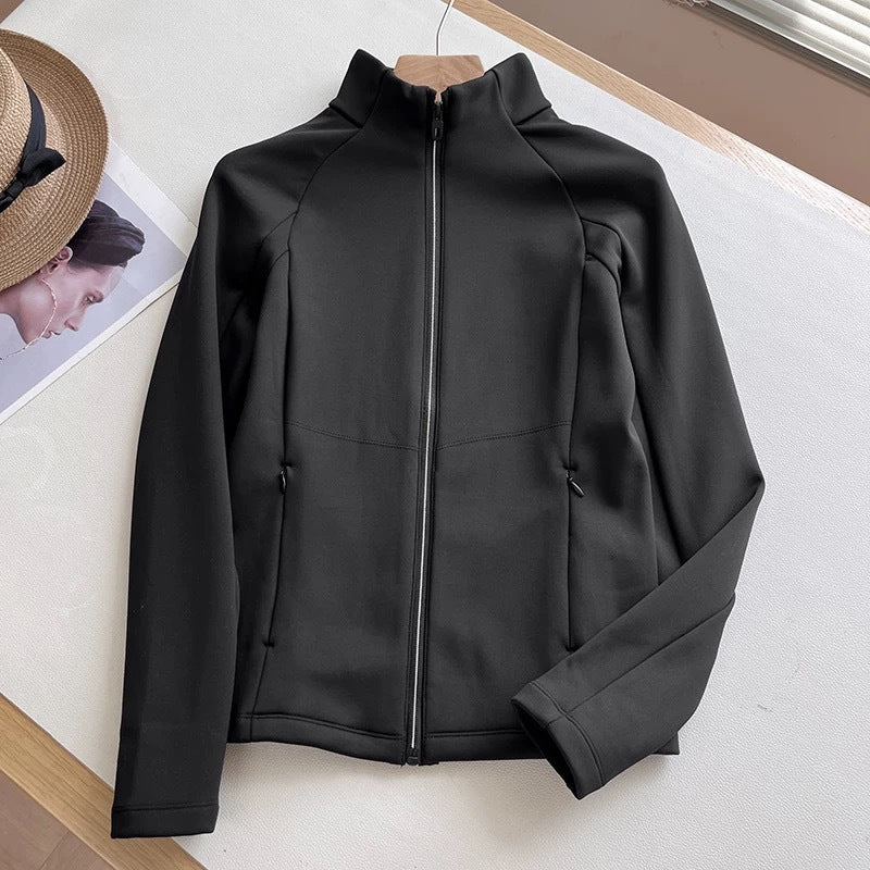 Damen Sportjacke Atmungsaktiv Hochkragen Norvielle