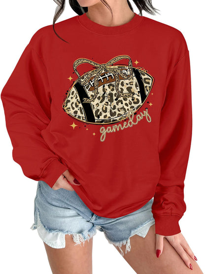 Damen Sweatshirt Sportmotiv Lässig Norvielle