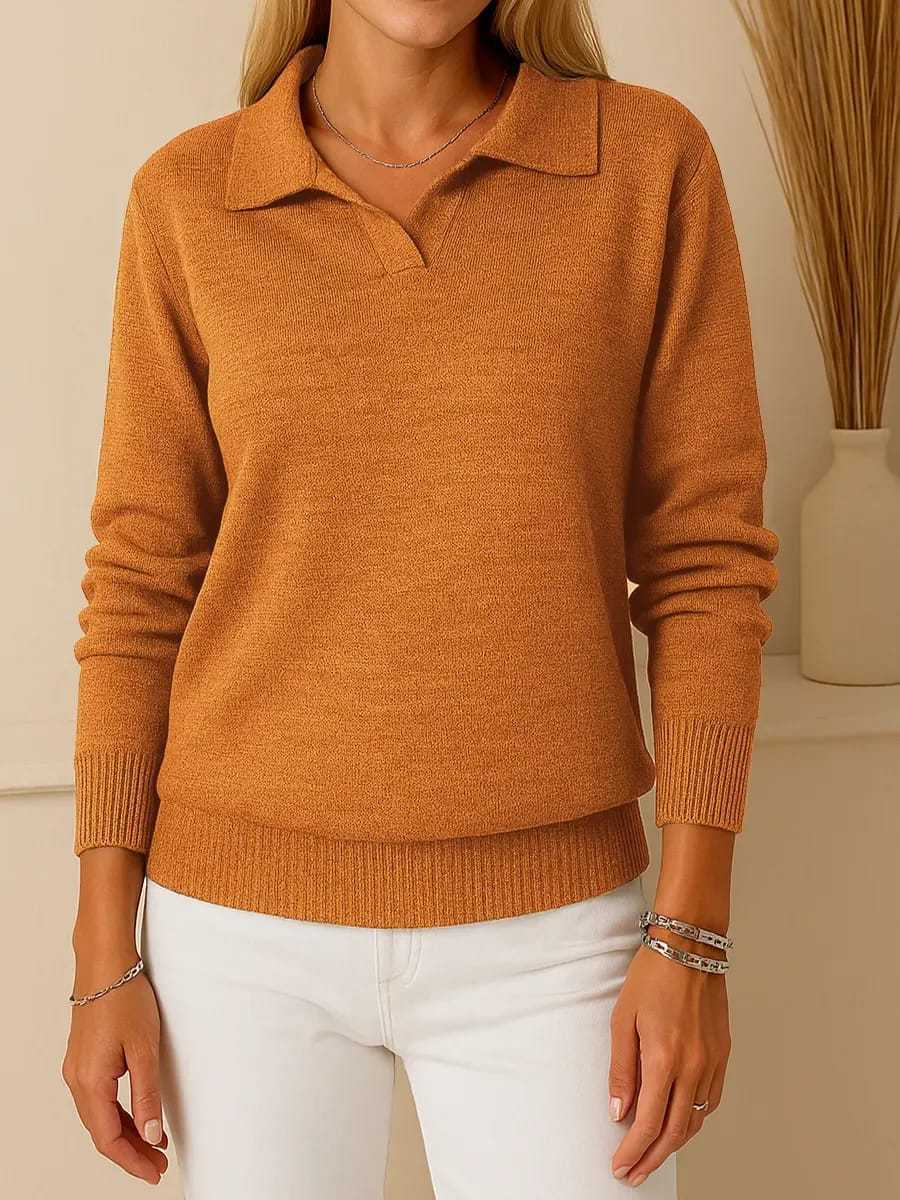 Damen Polo-Pullover Hochwertig Norvielle