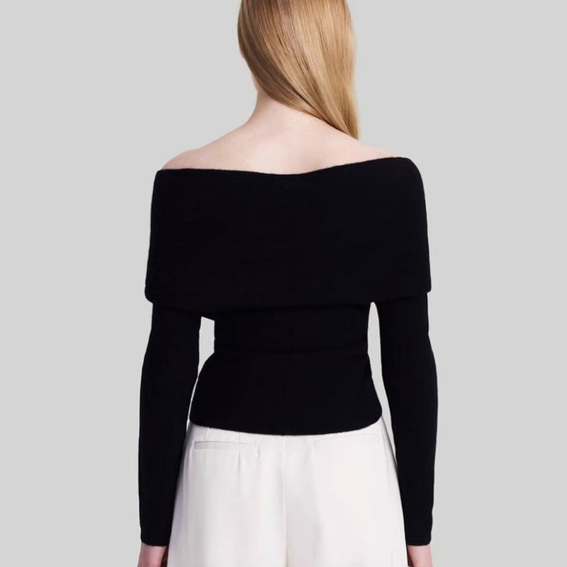 Damen Übergröße Wickelpullover Norvielle