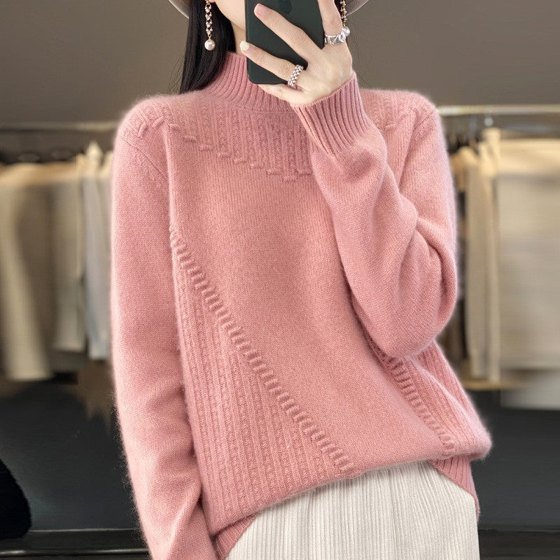 Damen Strickpullover Asymmetrisch Norvielle - Norvielle