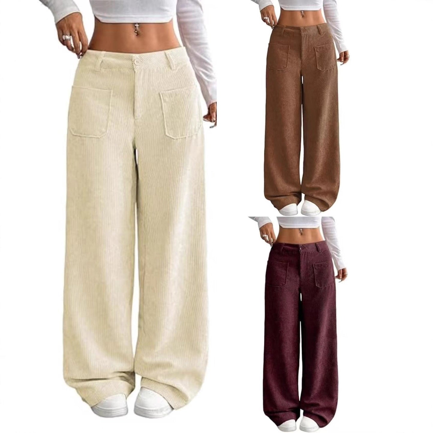 Damen Cordhose Weit Norvielle - Norvielle