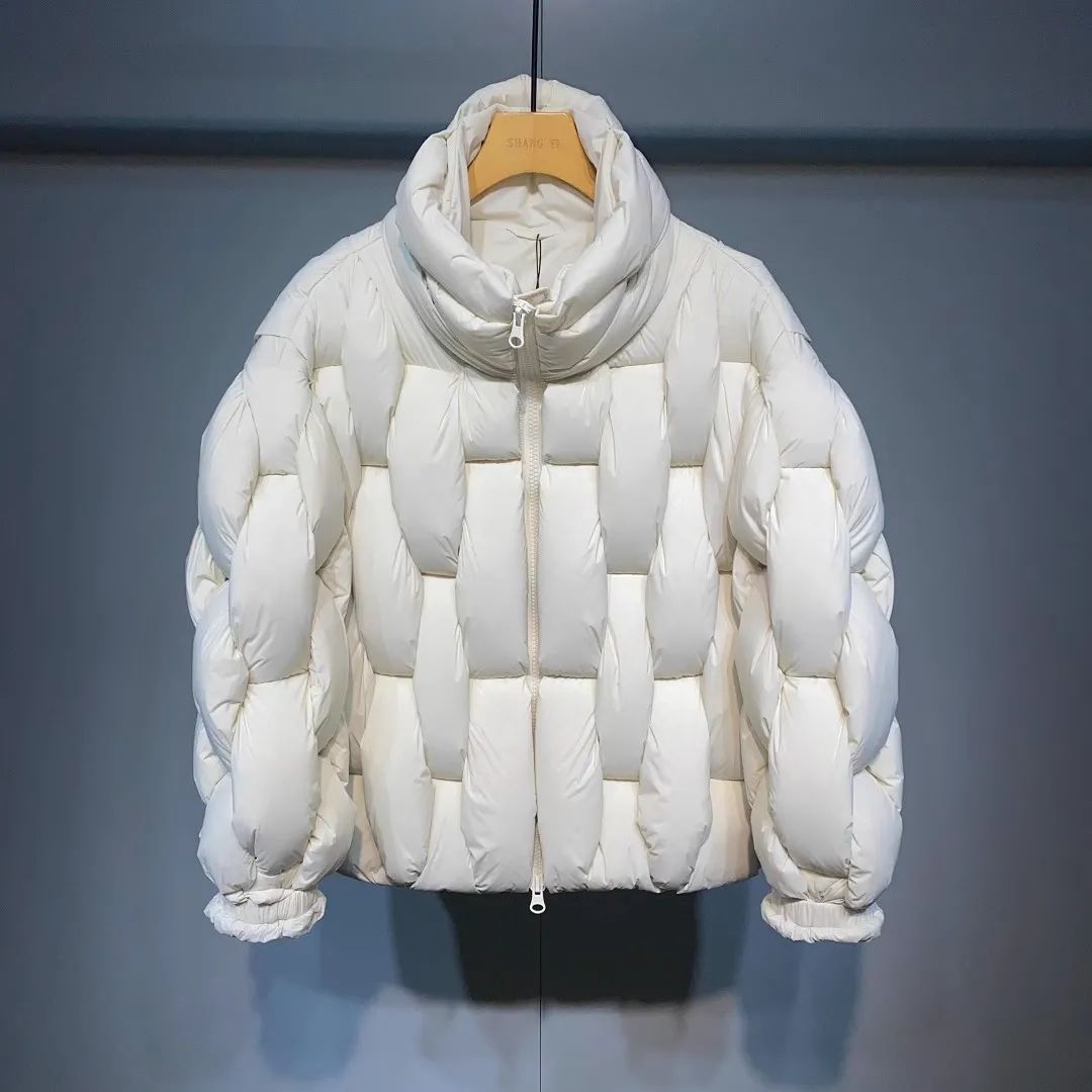 Geplüschte Pufferjacke Unisex Synthetic Füllung