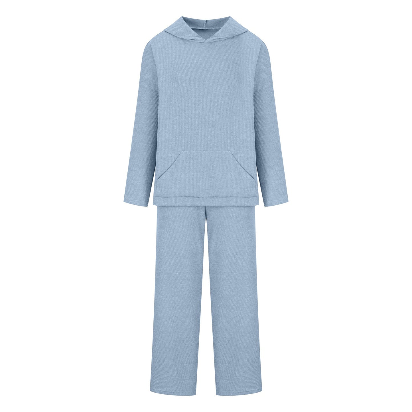 Damen Lounge-Set mit Kapuze und weitem Hosenbein Norvielle