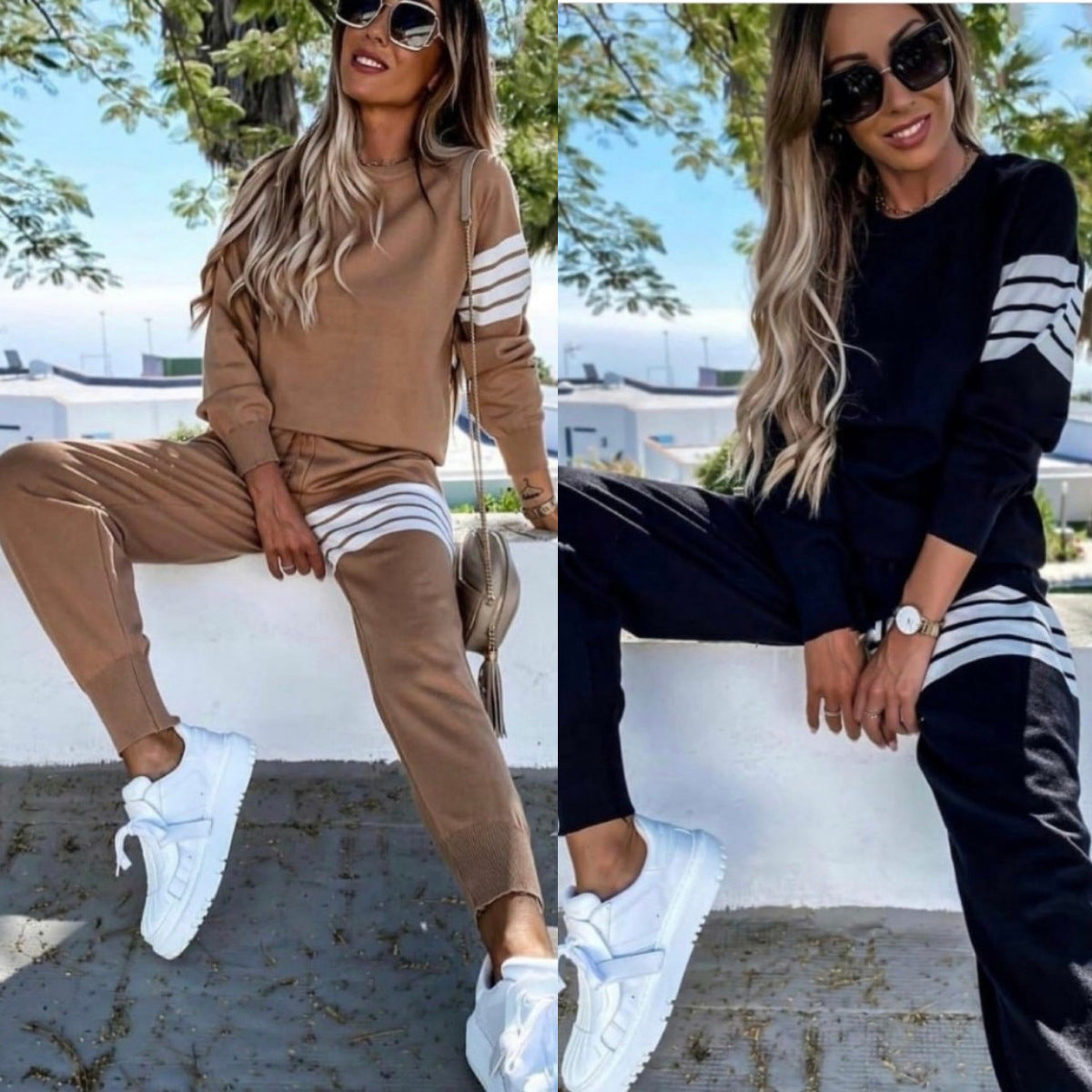 Damen Lounge-Set Weite Passform Norvielle