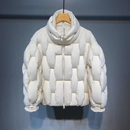 Geplüschte Pufferjacke Unisex Synthetic Füllung