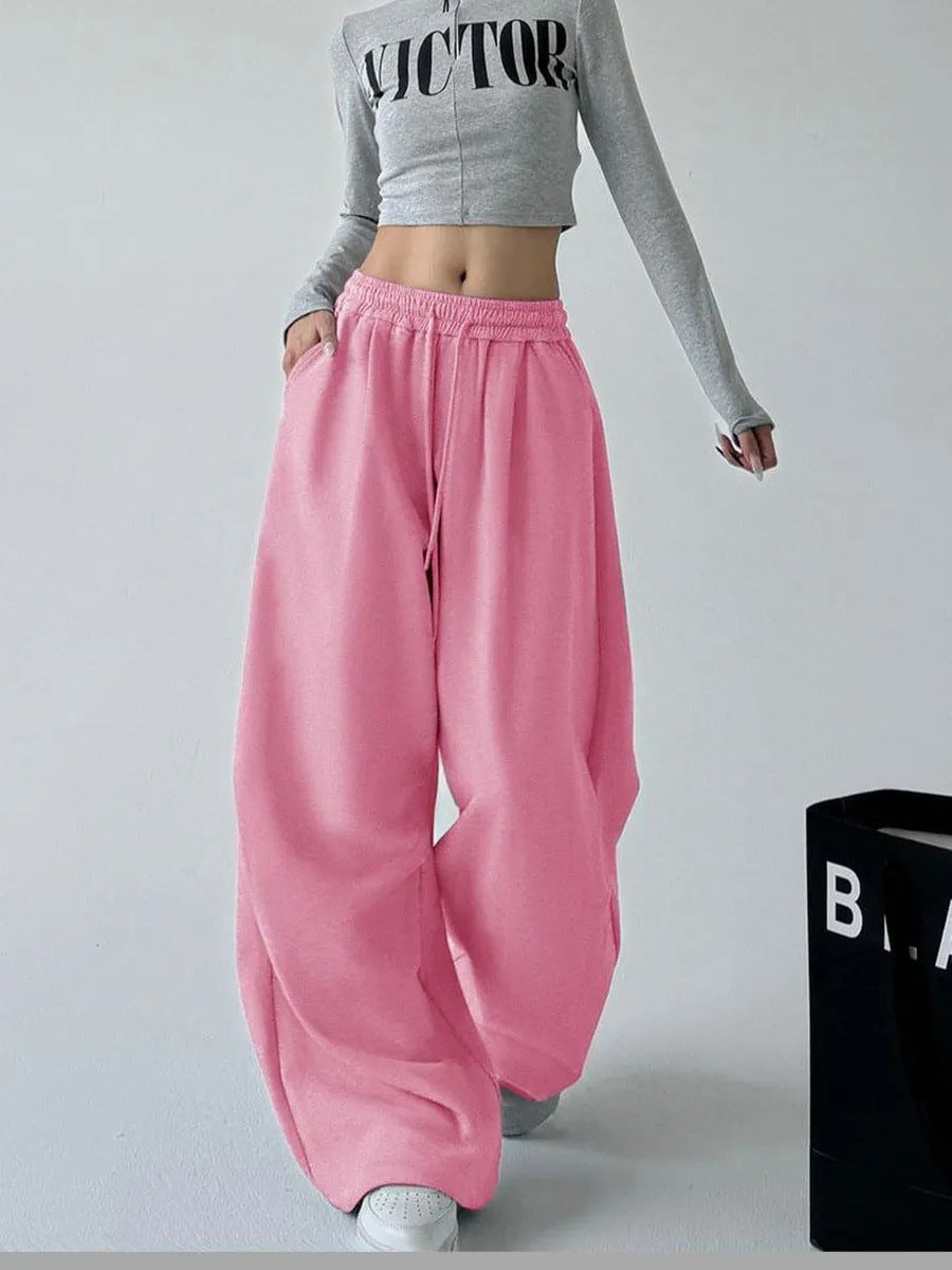Damen Jogginghose Weite Bequem Elastisch Norvielle