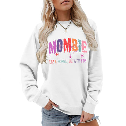 Damen Sweatshirt Zombie Motiv Norvielle