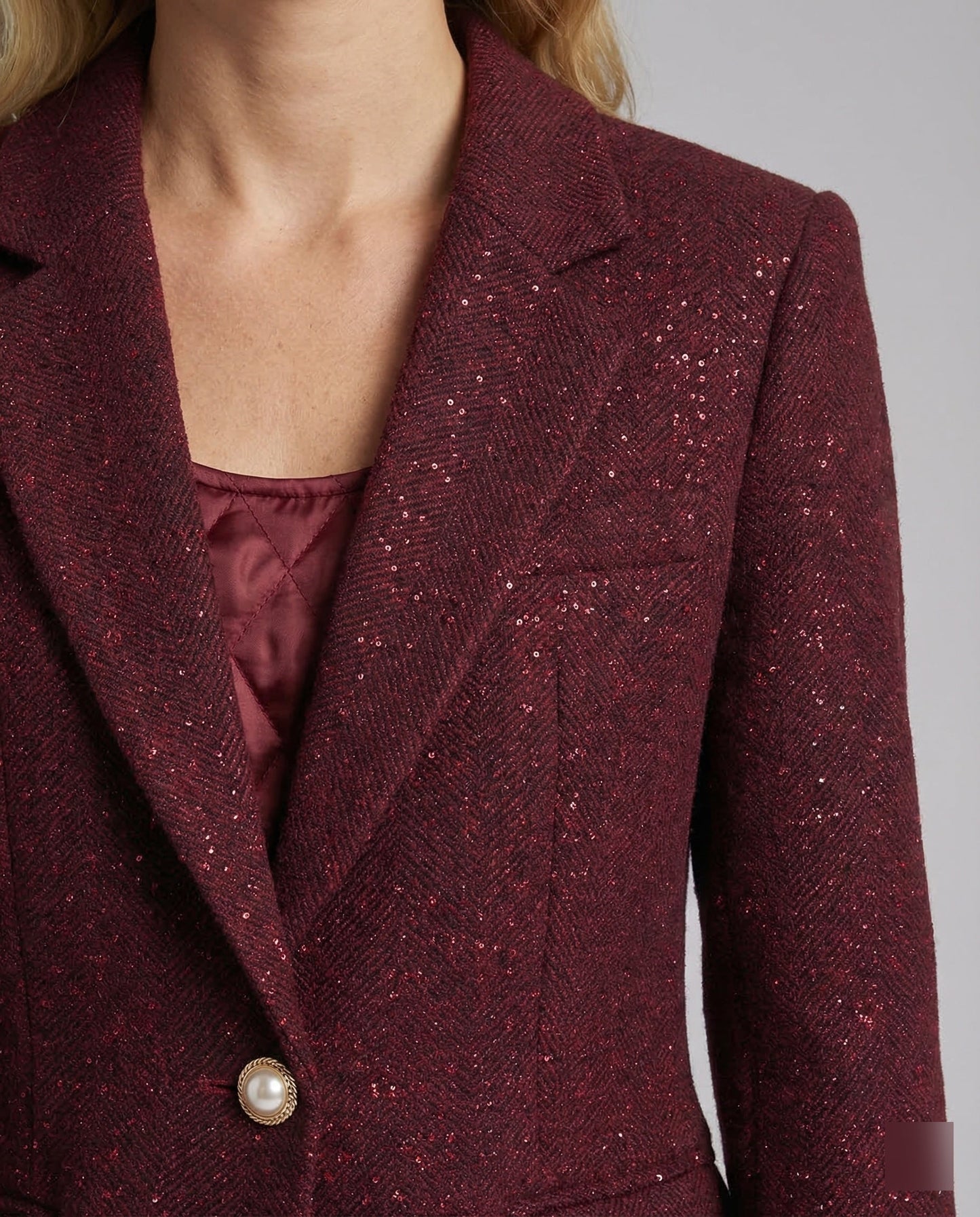 Damen Blazer Langärmelig Elegant
