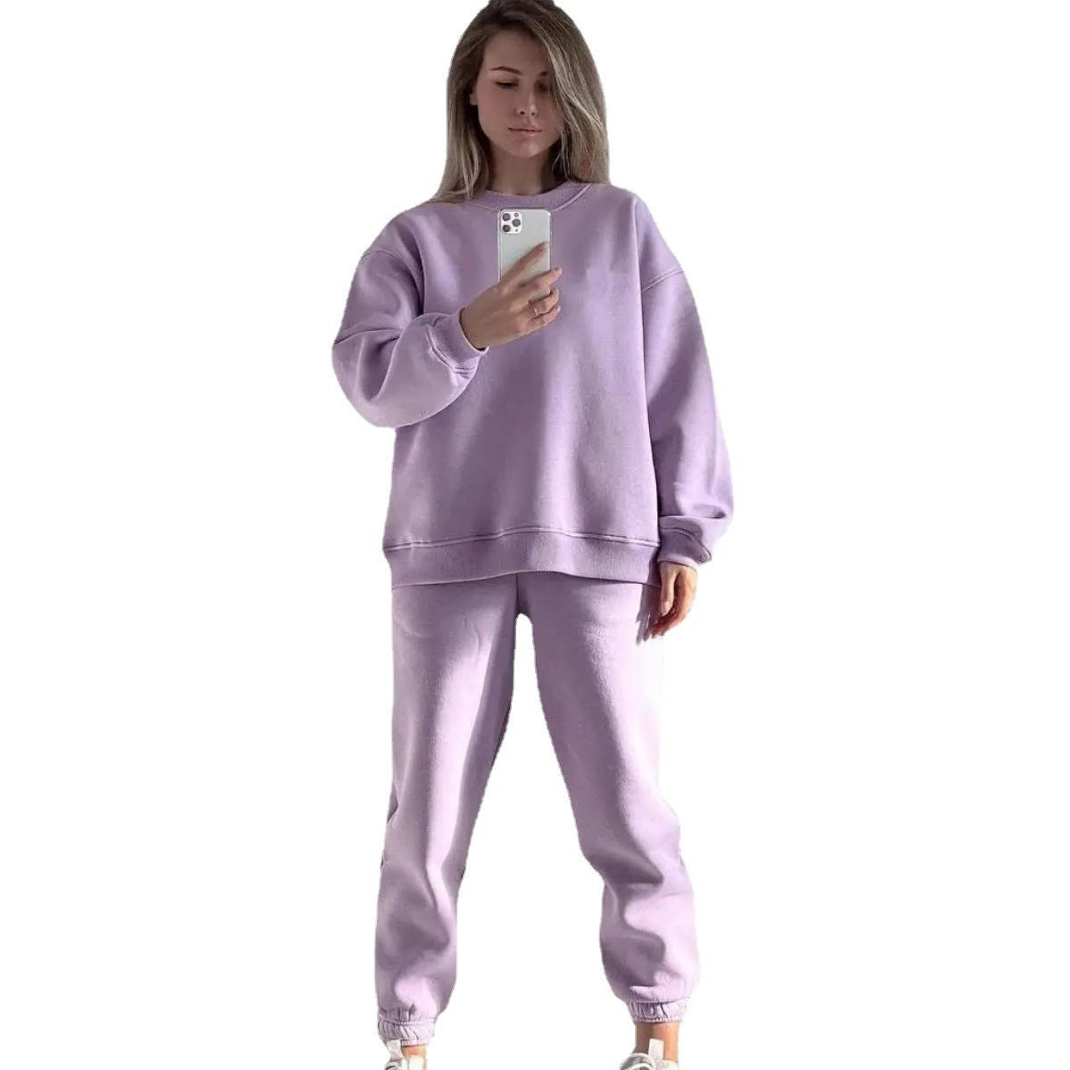 Damen Sweatshirt Jogginghose Set Weich Norvielle