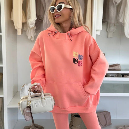 Damen Oversized Hoodie Bunt Norvielle
