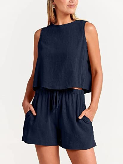 Damen Freizeitset Elastischer Bund Norvielle