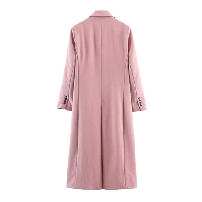 Damen Trenchcoat aus Wolle Elegantes Design