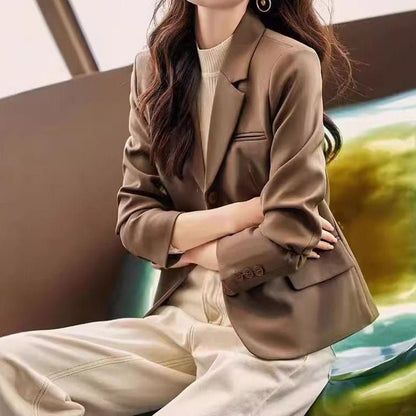 Damen Blazer Klassisch Tailliert Norvielle