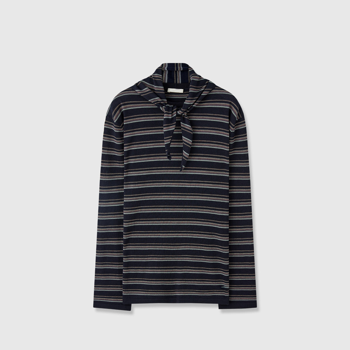 Damen Langarmshirt mit Bindegürtel Modisch