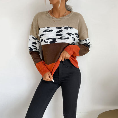 Damen Strickpullover Einzigartiges Muster Lässiger Schnitt Norvielle