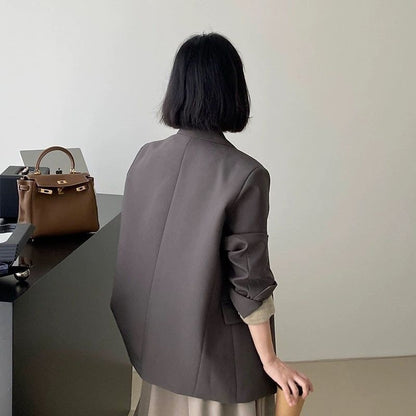 Damen Oversized Blazer Klassisch Norvielle