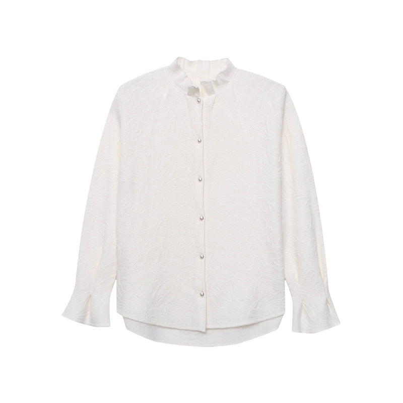 Damen Bluse Feine Stickereien Elegantes Design
