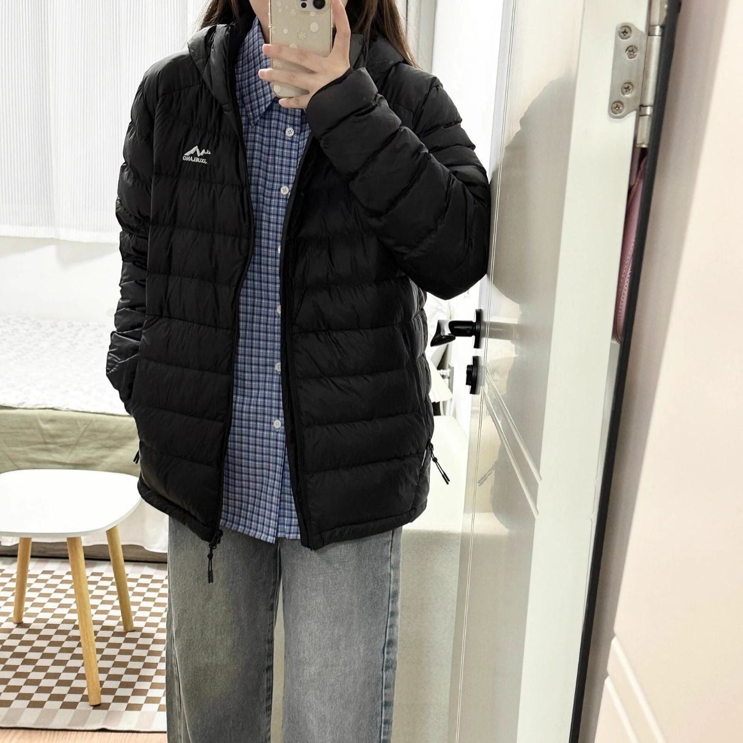Damen Winterjacke Gesteppt Hochkragen