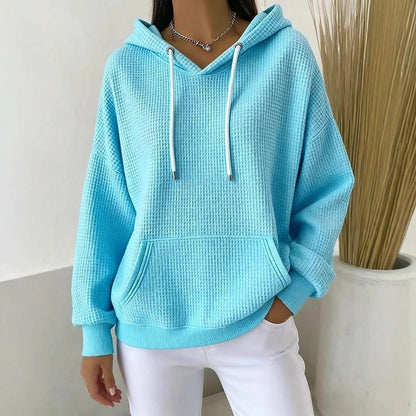 Damen Kapuzenpullover Strukturiertes Gewebe Norvielle